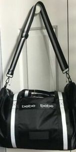 Jordan Striped Duffle Black/White